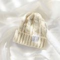 Warm Wool Embroidery Knitted Beanie Hats